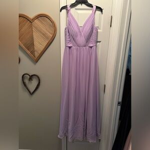 Azazie Lilac Bridesmaids Dress Size 6